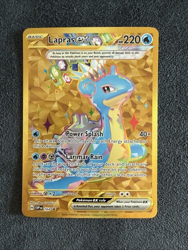 Lapras ex Black Star Promo 164 Holo Scarlet & Violet Pokemon NM