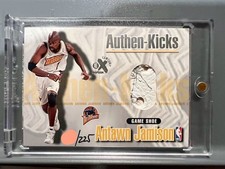 Ultra Rare Rookie RC Game Shoe 1998 99 Skybox E X Authen Kicks Antawn Jamison