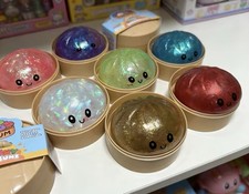 Mystery Squishy Bun Dumpling RARE GLITTER Limited Edition