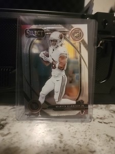 2024 Panini Select #219 Marvin Harrison Jr Club Level Silver Prizm Rookie RC