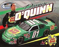 DANNY O' QUINN 2009 SUN DROP NATIONWIDE SERIES POSTCARD