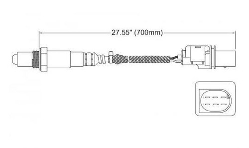OEM Quality Oxygen Sensor O2 For BMW 320 E90 E91 E92 E93 Pre-Cat - Picture 2 of 2