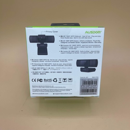 New Ausdom AF640 HD 1080P Webcam - Picture 3 of 3