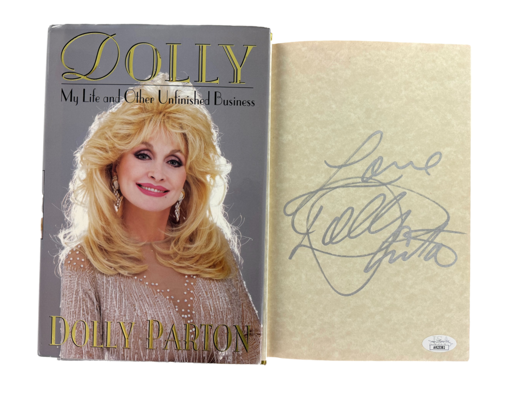 Dolly Parton Signed Autograph My Life and Other Unfinished