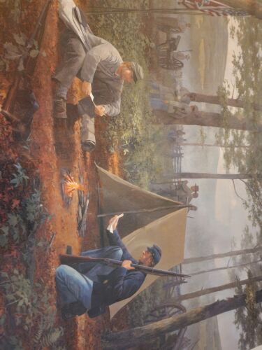 Brian Hart NRA Signed Numbered Lithograph "Letters from Home" 502/1000 Civil War - Picture 3 of 7