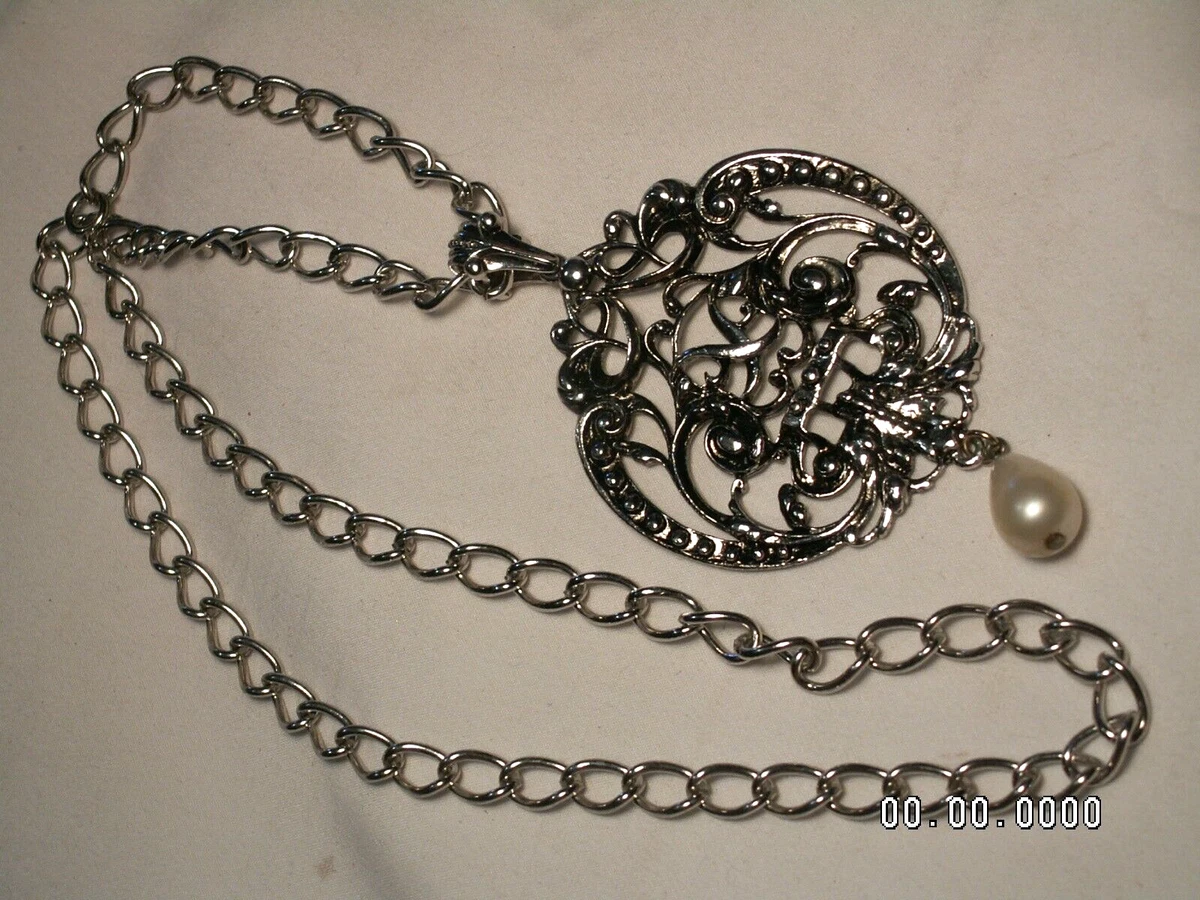 Avon silver best sale necklace