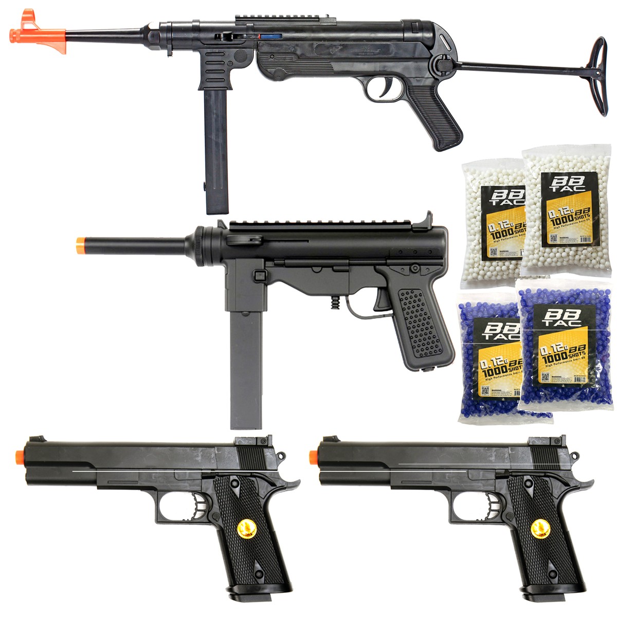 BBTac Airsoft Gun World War II WW2 Replica Collection MP40