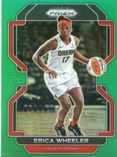2022 Panini Prizm WNBA ERICA WHEELER #135 GREEN PRIZM DREAM FEVER