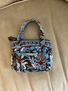 Vera Bradley JAVA BLUE Mini ZIP WALLET 