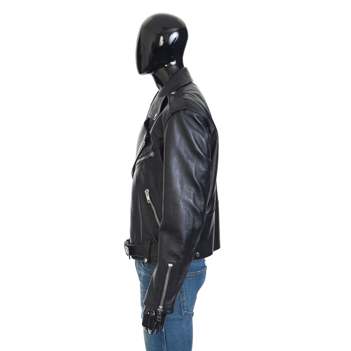CELINE 5300$ Loose Fit Biker Jacket - Soft Lambskin Leather CELINE 5300$ Loose Fit Biker Jacket - Soft Lambskin Leather
