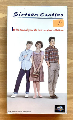 VHS ~ Sixteen Candles ~ Color ~ FS ~ PG ~ 93 Mins. ~ 1984 ~ !L
