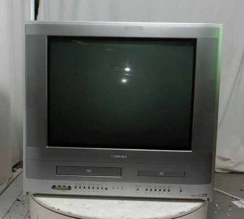 Toshiba Inch Tv Vcr Vhs Dvd Crt Combo Television Mwfp3 04 No Remote For Sale Online Ebay
