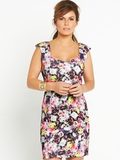 NEW Coleen Rooney Floral Sweetheart Evening Occasion Pencil Dress BNWT Size 16