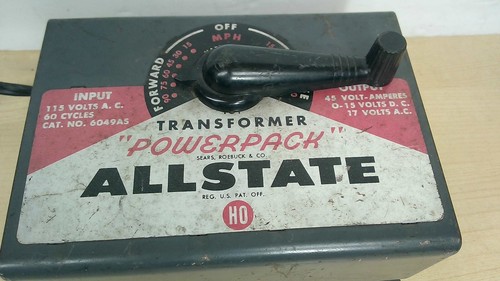 Vintage Sears Allstate MARX 6049AS Power Pack HO Scale Trains Transformer–TESTED - Imagen 11 de 11