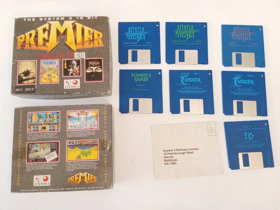 Bundle Of 6 Vintage Atari ST Games UNTESTED - Imagen 4 de 4