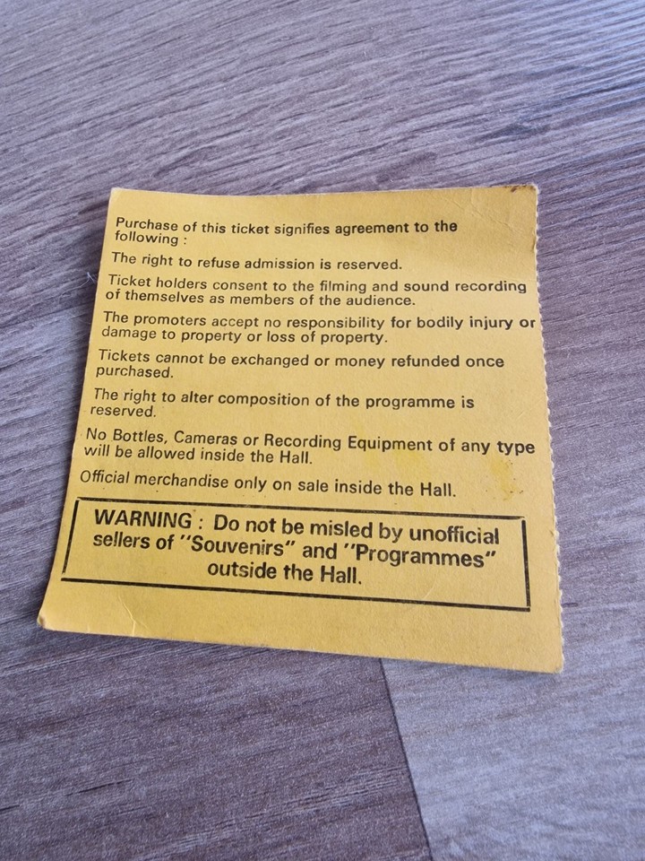 BLACK SABBATH NEW BINGLEY HALL STAFFORD RARE TICKET 1981 eBay