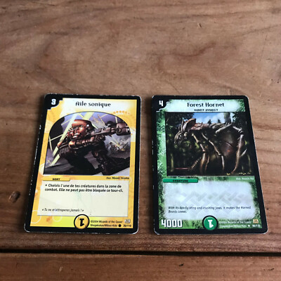 masters duel card N34 forest hornet sonic wing 
