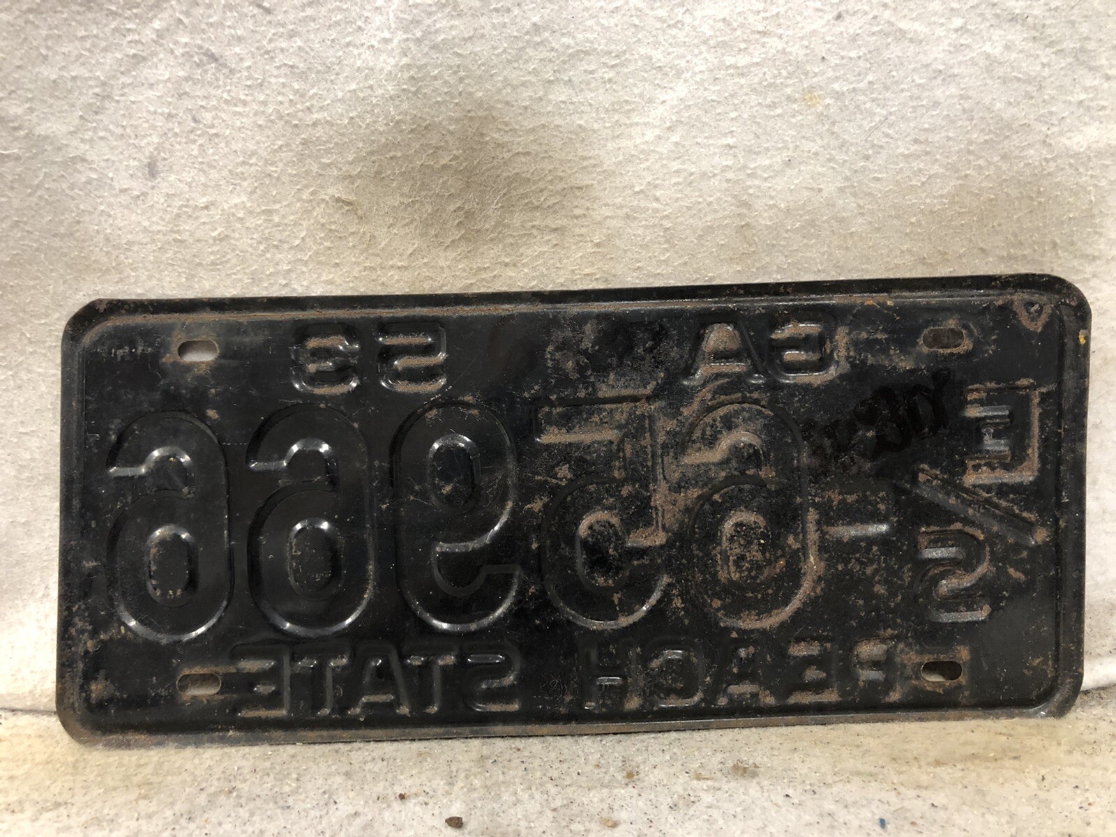 Vintage 1953 Georgia License Plate | eBay