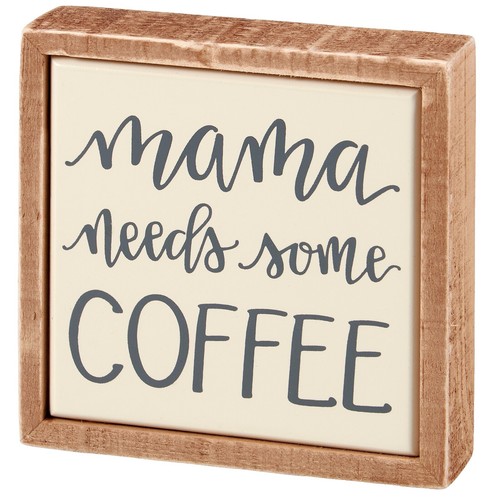 Primitives by Kathy 30415 Polka Dot Trimmed Box Sign, 5 x 3, A Sma