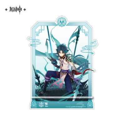 miHoYo Genshin Impact Xiao Acrylic Stand Figures Mobile Phone Holder Official
