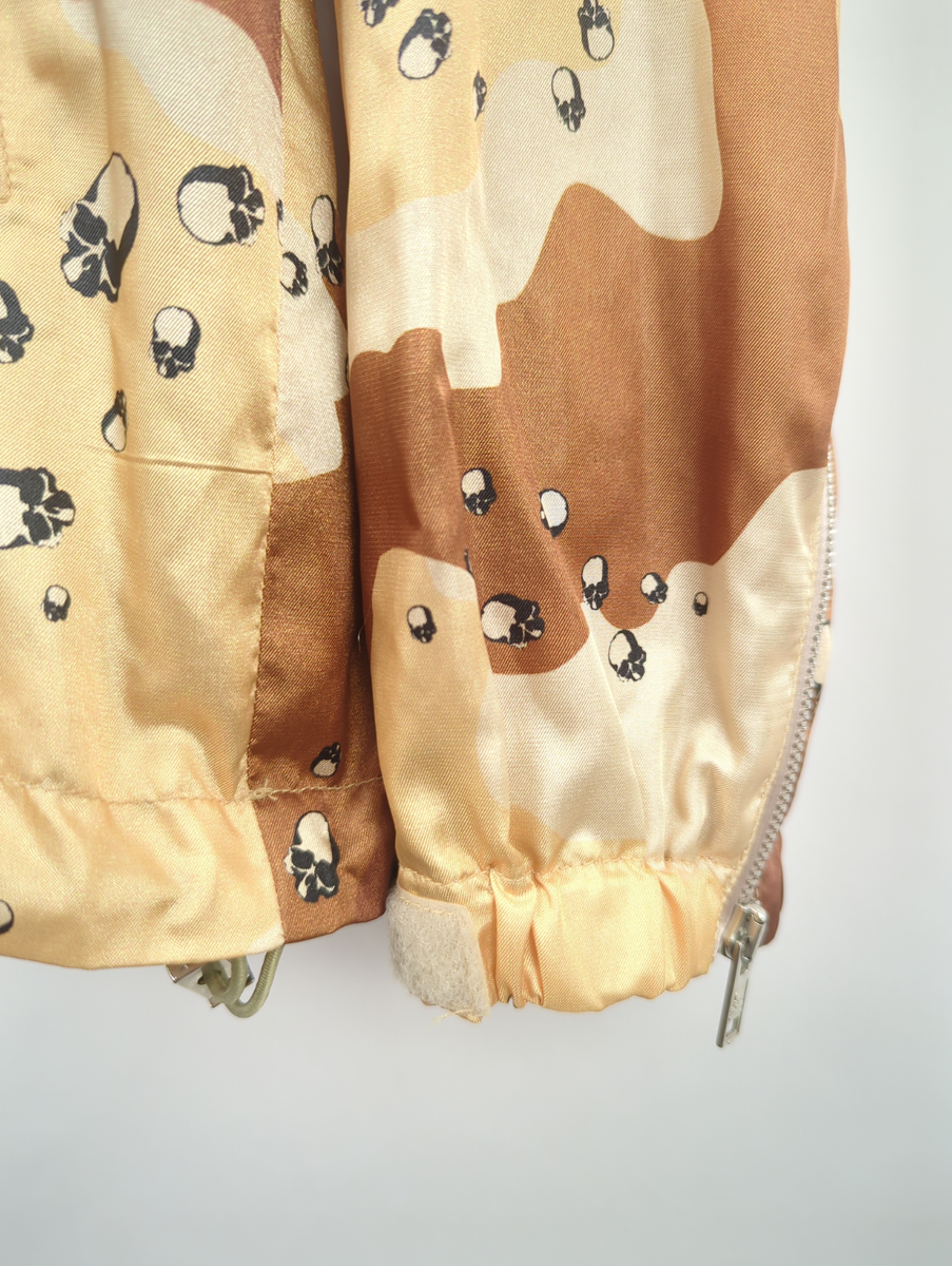 RARE MASTERMIND JAPAN Mens Sz L Coach's Jacket w/ Skull Flag Patch