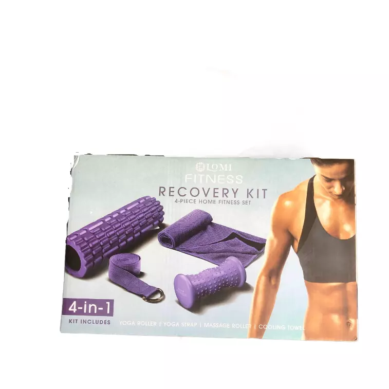 Lomi Fitness Recovery Kit 4 Piece Home Fitness Set Purple eBay