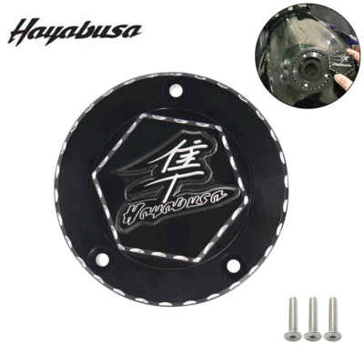 【 GSX1300R 隼 】 ATC / ３Dガスキャップ 3D Engraved Fuel Tank Gas Cover Cap For SUZUKI HAYABUSA GSX1300R