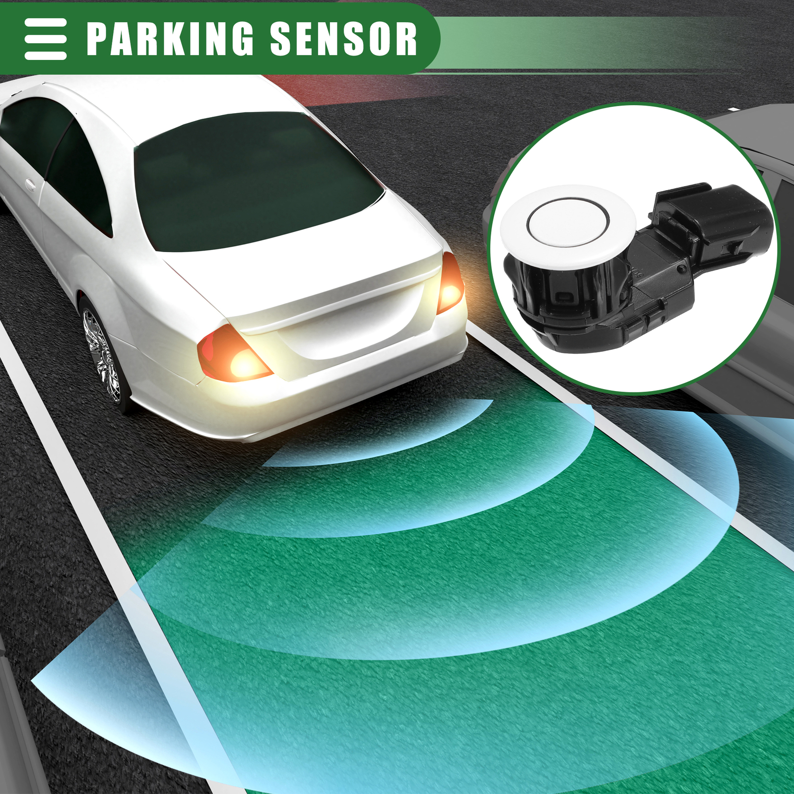 REPAIROCK Parksensoren Für Ford Ranger 2019-2023 - 4 Stück Rückfahr-Parksensoren