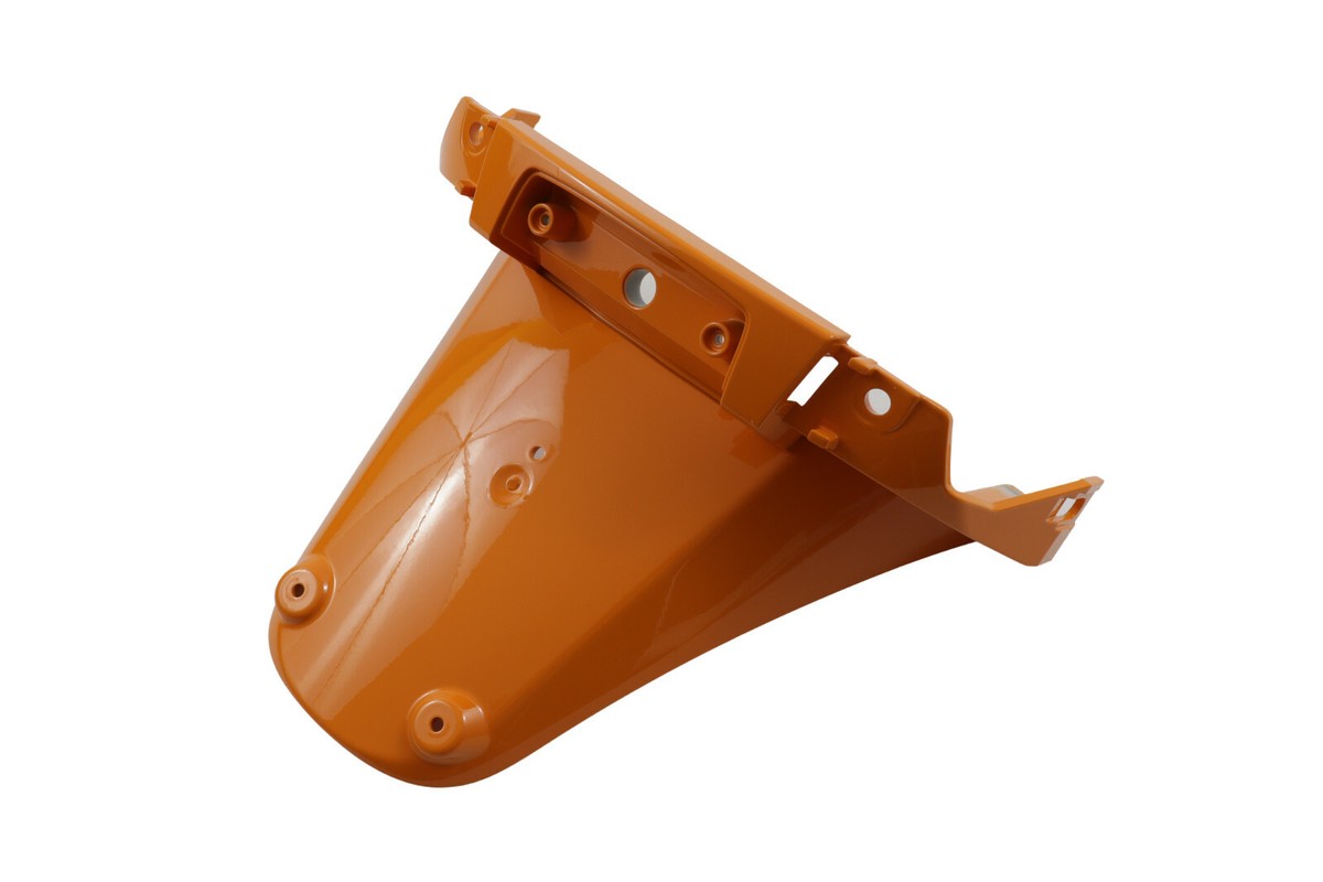 Nummernschildhalter Spritzschutz Vespa LX LT Orange Taormina