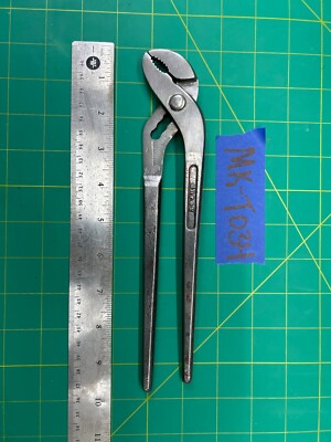Vintage 9.5'' Long Durex Duranadium Channel Locks Slip Joint, Made In Germany