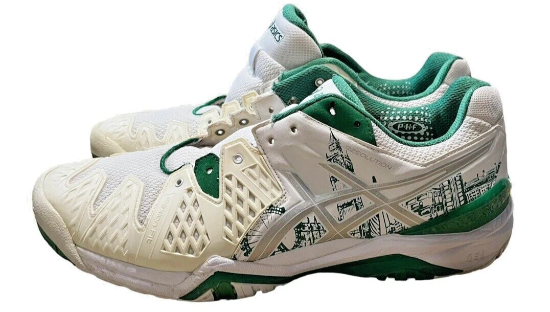 ASICS GEL RESOLUTION LONDON 2016 Men s Tennis Shoes Outdoor Sky Size 11.5