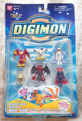 Digimon Bandai Season 1 Collectible Set VIII #3928 w/ Poster NRFB - Fair