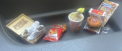 zuru 5 surprise mega gross minis Lot of 5 (Rare Flocked Throw-Up Noodles)