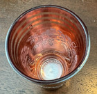 Vintge 4 Piece  Dynasty Crown Gold Juice Glasses / Tumblers White Floral on Gold — photo 5