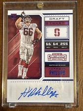 2018 Contenders Draft Picks Ticket Harrison Phillips Rookie Auto #246 Blue