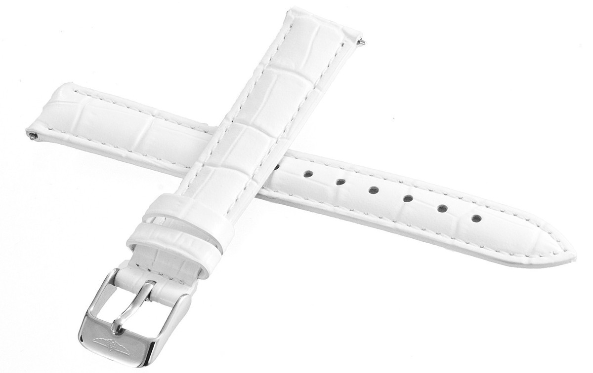 Invicta Womens 16mm Light Yellow Leather Watch Band Strap Silver Pin Buckle Womens Leather Band Invicta Watches - Etsy main image 2