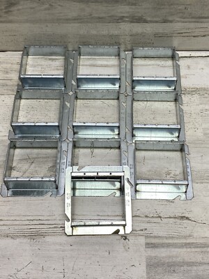 Raco 885  4-11/16'' Square, Two Device Tile Ring 1-1/2  Raised Lot of 10 New