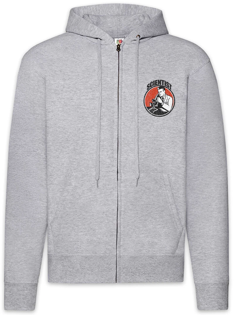 Scientist I Zipper Hoodie Technology Natural Sciences Scientist Science Research