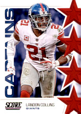 2019 Score - #C-16 Landon Collins Captains New York Giants