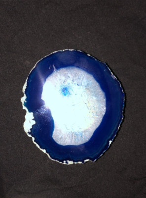 NIGHT LIGHT #2 - Brazilian Agate Stone Slice - Childs Bedroom, Hallway, Kitchen