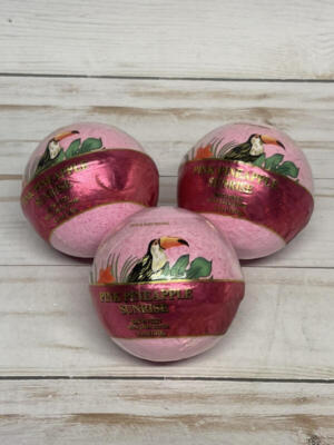 x3 Bath & Body Works Pink Pineapple Sunrise Shea Butter Bath Fizzy