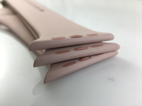 Original Apple Watch Series 8 7 6 5 4 3 Sport Band 42mm 44mm 45MM 49MM Pink Sand - Picture 6 of 10