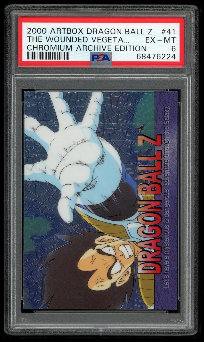 Dragon Ball Z ArtBox Chromium 41 Vegeta 2000 PSA 6 68476224 | eBay