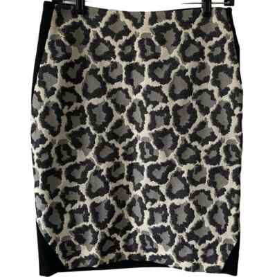 Diane von Furstenberg Women's Emma Pencil Skirt Leopard Solid