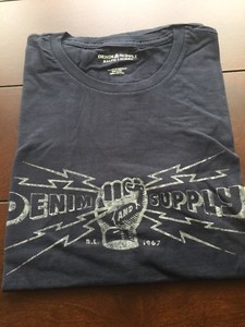 Denim Supply Ralph Lauren Men S Cotton Graphic Tee Navy Sz M Ebay