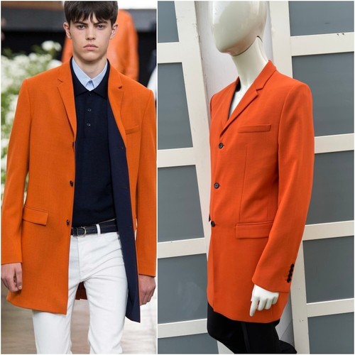 UltraRare&Great SS16 Dior Homme 3 Buttons Light Weight Virgin Wool Coat