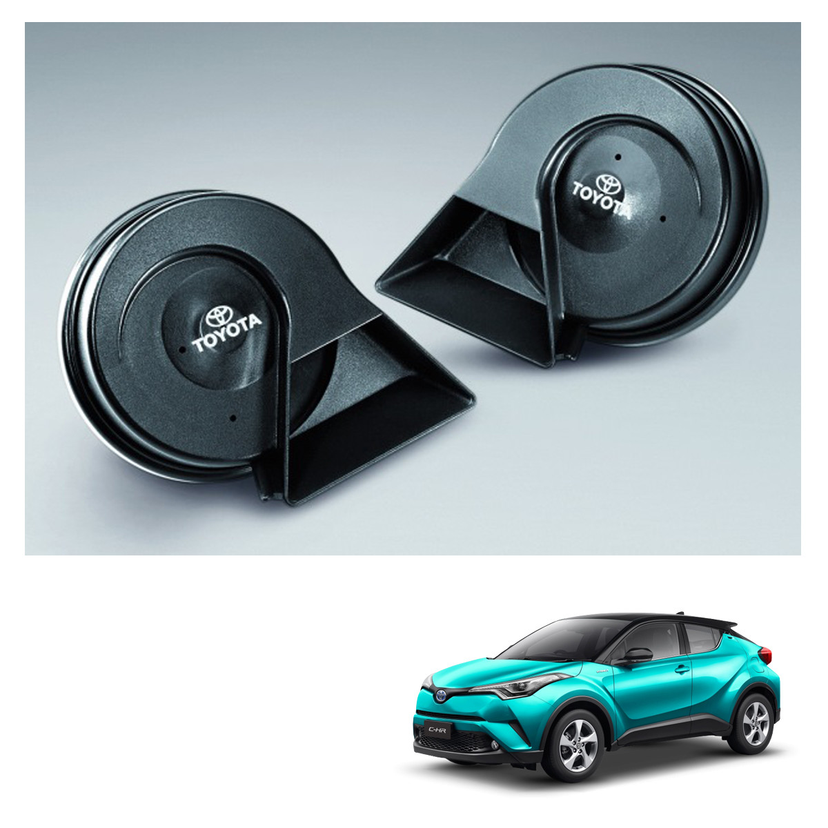 Fits Toyota C-HR Suv 18 19 Premium Horn 500 400Hz 110dB Loud Soft