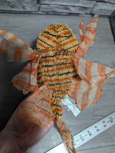 Ganz Webkinz Lionfish Fish Plush Stuffed Animal Used No Code 8 Inches Long - Picture 7 of 8