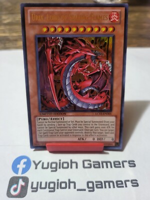 Yu-Gi-Oh Uria Lord Of Searing Flames LC02 Limite Edition Ultra Rare Light Played