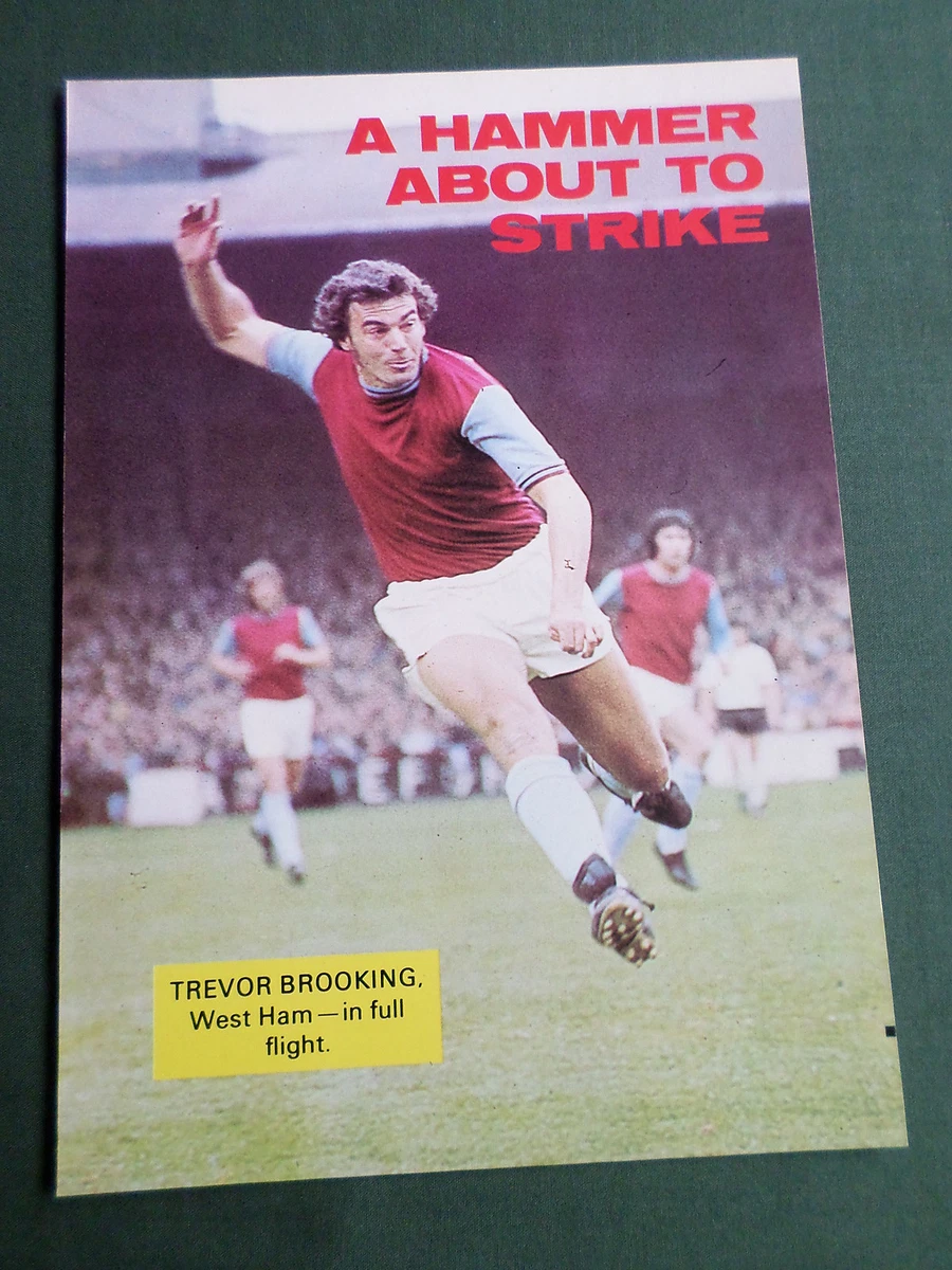 TREVOR BROOKING WEST HAM PLAYER 1 PAGE PICTURE CLIPPING